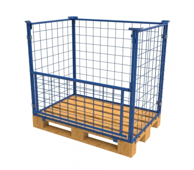 Сетчатый контейнер H-800 (ячейка 50×50 мм)