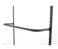 Дуга овальная черная в рейку 60 см