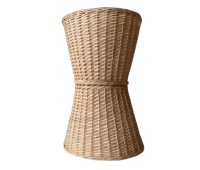 Плетена Багетниця-Ваза у формі пісочного годинника
