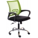 Офисное кресло Веб Хром Сетка Черная-Зеленая