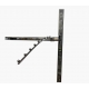 Flaut pe un pod, înclinat într-un semicerc dintr-o bară de 8mm 35cm
