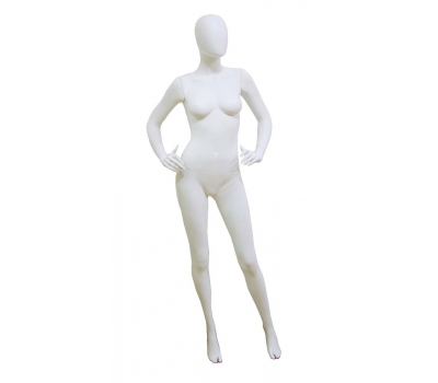 JL-EML-W манекен жіночий безликі білий матовий