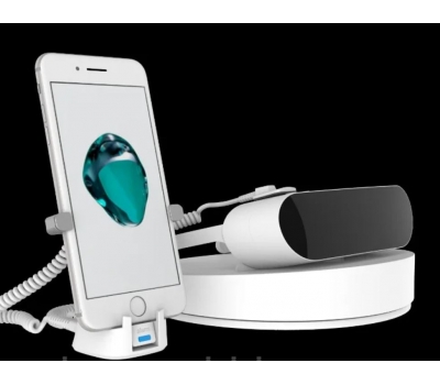 Автономні підставки невеликого розміру для мобільних телефонів з яскравою синьою підсвіткою на 2 сенсора