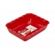 Bol cu salată Cambro 26,5х33,5х8 cm 4, 6 l culoare Roșu