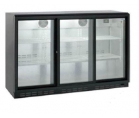 Барний холодильну шафу HURAKAN HKN-GXDB315-SL