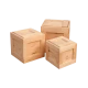 Набор ящиков-кубов натуральных