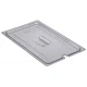 Acoperă cu un mâner și o crestătură pentru o lingură FlipLid din policarbonat transparent pentru recipiente gastronome Cambro GN 1/1 (530x325 mm) culoare