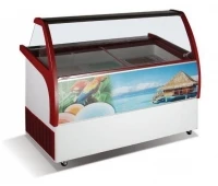 Piept de congelare pentru înghețată moale Crystal Venus Elegante-46