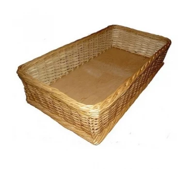 Tavă de răchită din crenguțe pentru comerț B20x50x30 cm