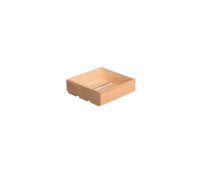 Ящик-лоток дерев'яний строганий 25x25x7
