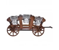 Coș Minibar un suport pentru băuturi alcoolice Coș cu un set de pahare
