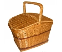 Coș de picnic din răchită