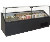 Vitrina frigorifică Modern-Exp Quadros Slim W-800 L-937 elevator pneumatic de sticlă