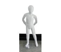 Z-4w Mannequin alb lucios pentru copii 114cm