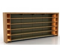 Rack cu iluminare pentru alcool 4750x2100x400 mm