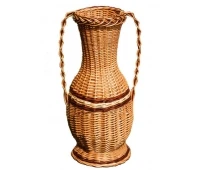 Cumpărați vază de răchită din vița de vie "mare"