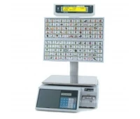 Scala comercială Digi SM500 MK4 BS 120 chei Ethernet până la 30 kg, cu imprimare de etichete