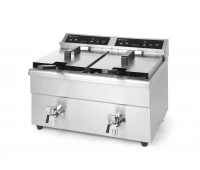 Friteuza cu inductie Hindu Kitchen Line - 2x8 L, 215029