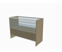 Vitrina vitrata cu profil din aluminiu si sticla