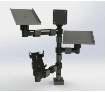 Стойка на кассу для монитора, принтера, клавиатуры и банковского ...