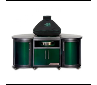 Вентильований чохол для кришки Big Green Egg L в столі (Чорний) Big Green Egg