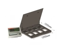 Cântare pentru o groapă cu platformă rabatabilă Корал 4BDU1500-1212VP-B