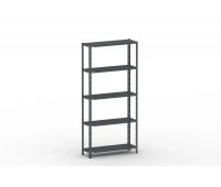 Поличний металевий стелаж 200/93 / 31х5, навантаження 100 кг на полицю