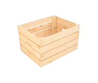 Ящик деревянный с ручками 50x40x30 польский кубик