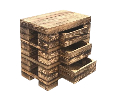 Комод дерев'яний тарний 71×45×73 см