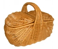 Coș de picnic din răchită "Indonezia"