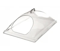 Capac convex cu decupaj final 32,5x53x16,8 cm Culoare transparentă