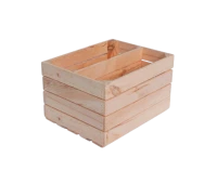 Ящик деревянный длинная перегородка 50x40x30 польский кубик
