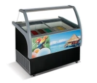 Piept de congelare pentru înghețată moale Crystal Venus Elegante-36