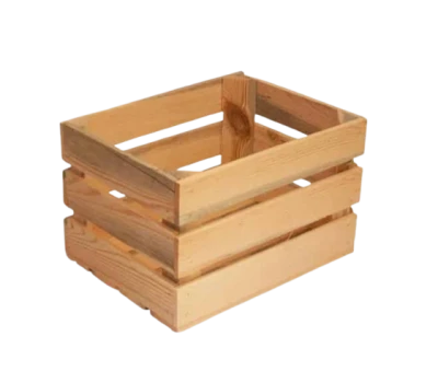 Coș din lemn 40х25х16cm pentru flori
