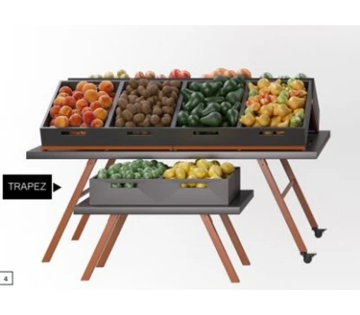 Raft pentru legume Scări EXTRA