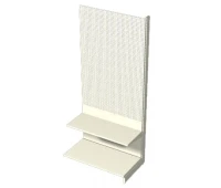 Металлический стеллаж для канцтоваров (2235х1000х580) с перфорацией