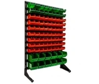 Raft de depozit pe o singură față + 93 tăvi pentru hardware