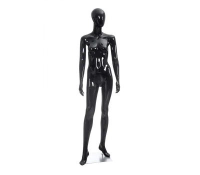 DOLL-03 Dummy femelă fără față, luciu negru
