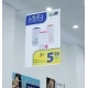 Profil de plastic pentru afișe, 600 mm