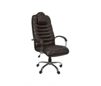 Кресло Тунис Хром Коричневое Titan Dark Brown