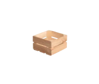 Ящик-лоток дерев'яний строганий 25x25x15