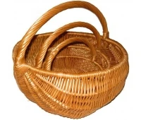 Set de coșuri din trei bucăți coș