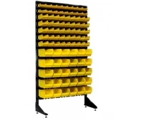 Raft pentru depozite cu containere într-un depozit de birouri pentru farmacii pentru 93 de tăvi cu înălțimea de 1800 mm