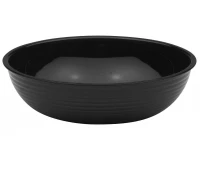 Bol cu salată rotundă Ø 25,4 cm pentru afișare într-o vitrină Cambro (SUA) 3 l culoare Negru