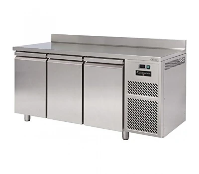 Холодильный стол ECT703AL FREEZERLINE (3х дверный, с бортиком)