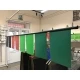 Sistem negru de suspensie Snapper magnetic cu plăci de plastic colorate A4 Negru, 1 m