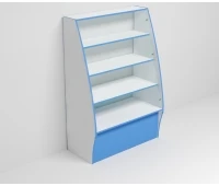 Vitrina comercială cu 4 rafturi VT-2 (seria VT)