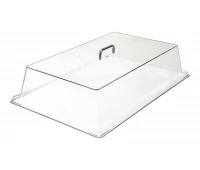 Capac dreptunghiular pentru tava accesorie, Cambro (SUA) 32,5x53x11,7 cm Culoare transparentă