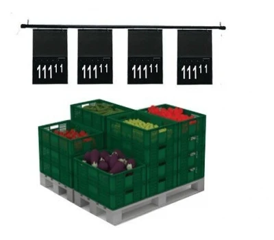 Sistem de suspensie Black Snapper 2m cu magneți și casete preț format A4 (cu două fețe) Negru, 1 m