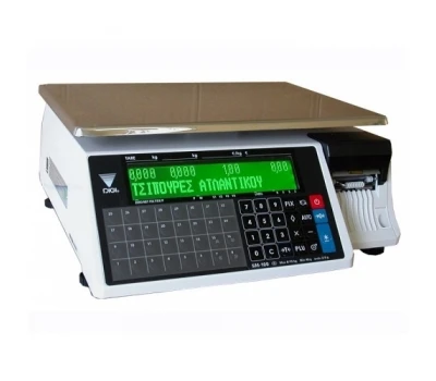 Весы торговые Digi SM 100CS B Plus Ethernet до 30 кг; с чекопечатью